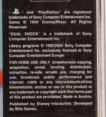 Copyright message on the 8023171 reprint