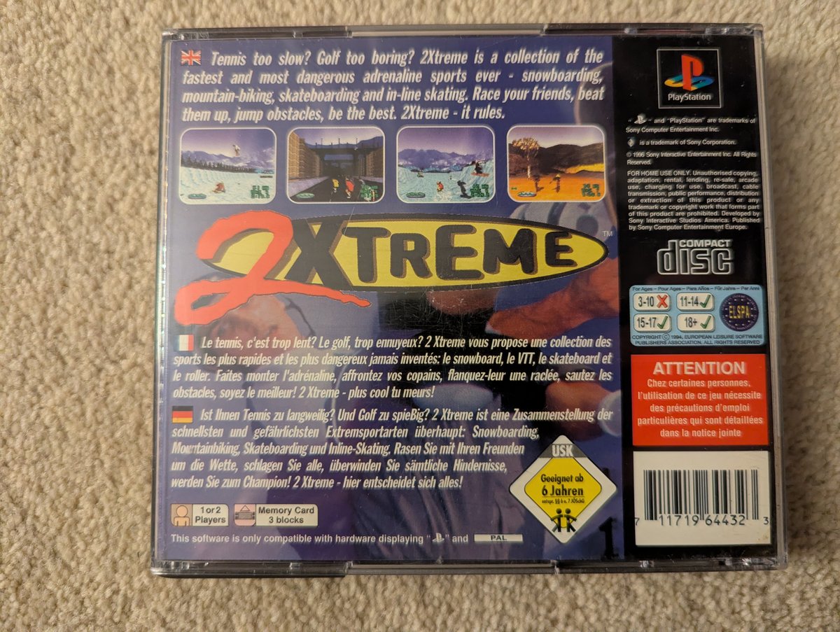 2Xtreme - Back Cover