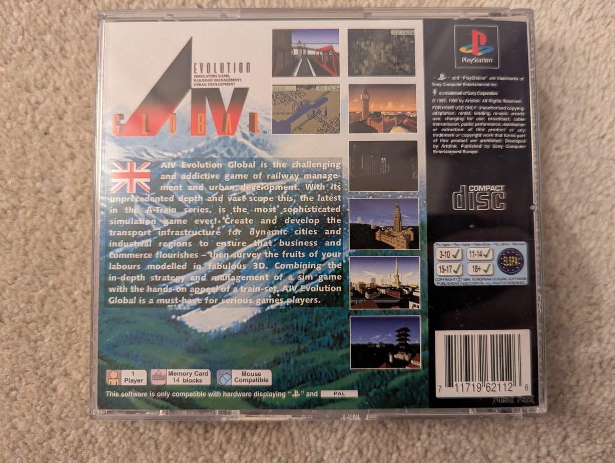 A.IV: Evolution Global - Back Cover