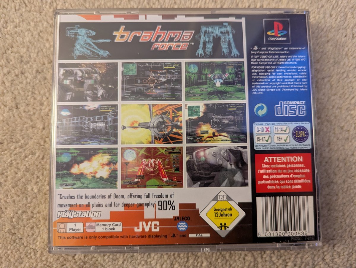 Brahma Force - Back Cover