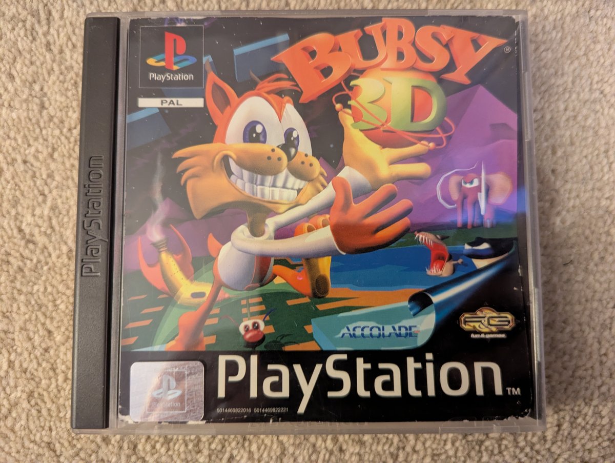 Bubsy 3D - Front Cover