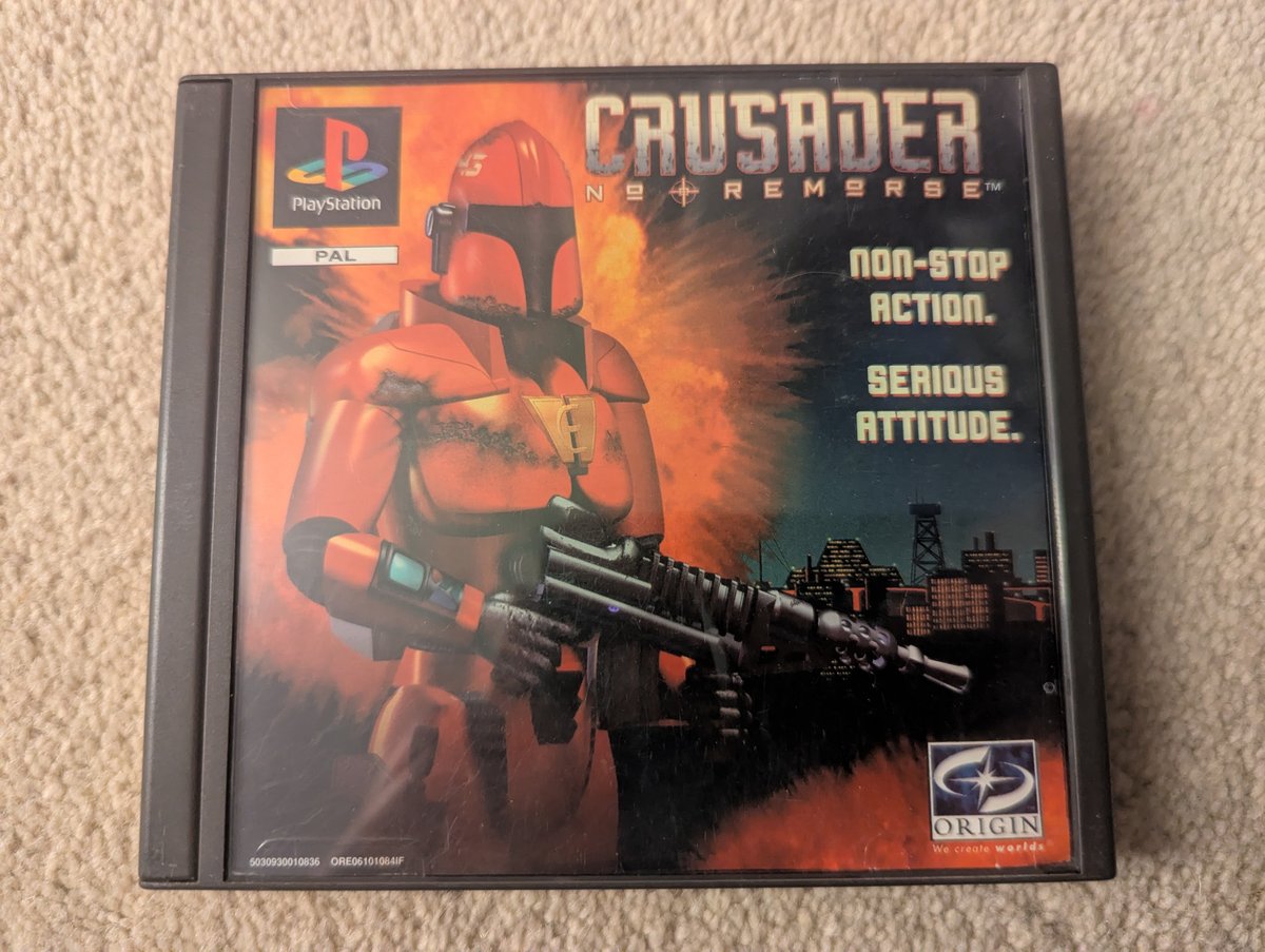 Crusader: No Remorse - Front Cover