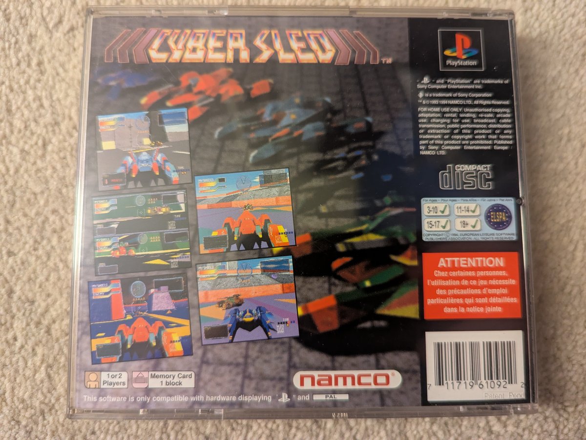 CyberSled - Back Cover