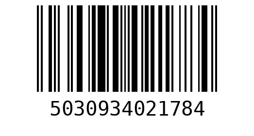 CyberTiger Original Barcode - 5030934021784 - PlayStation 1 PAL region