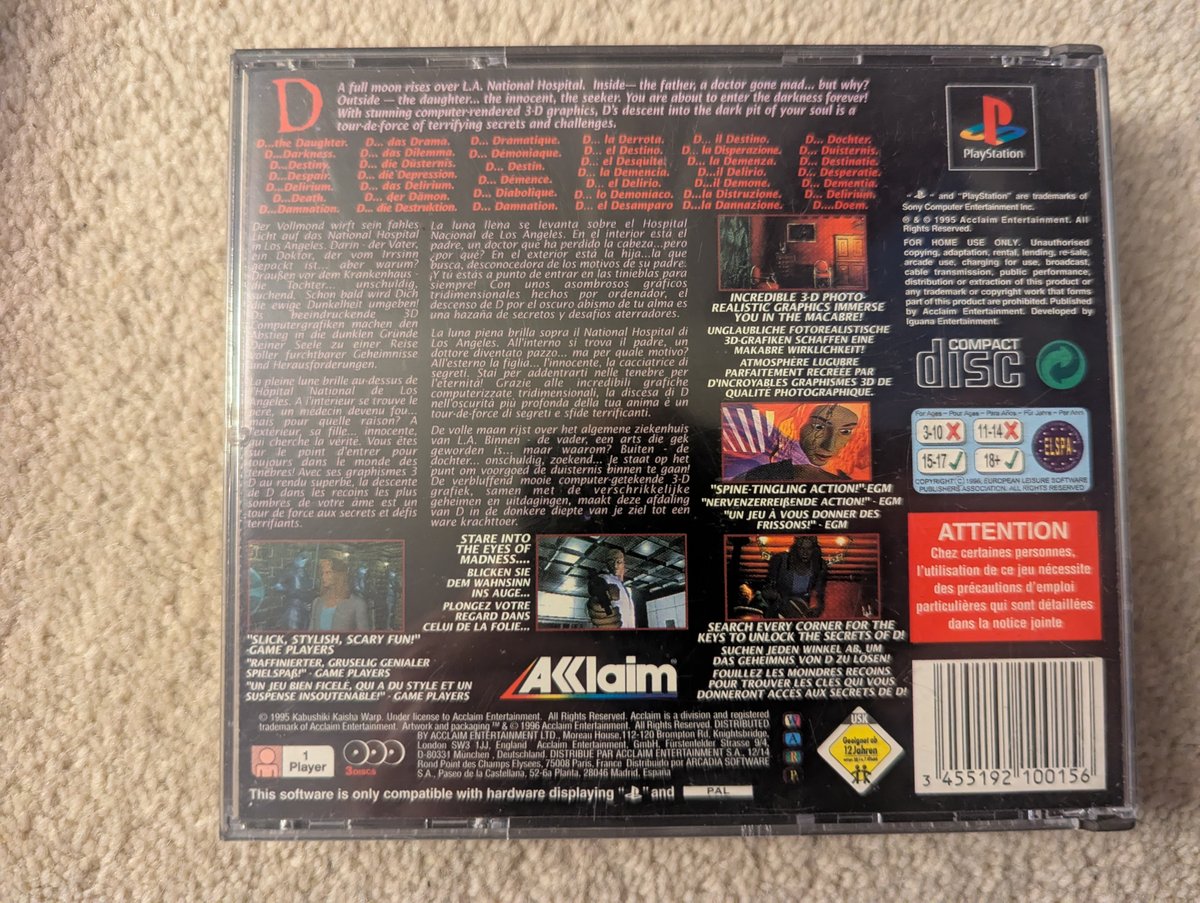 D - Back Cover