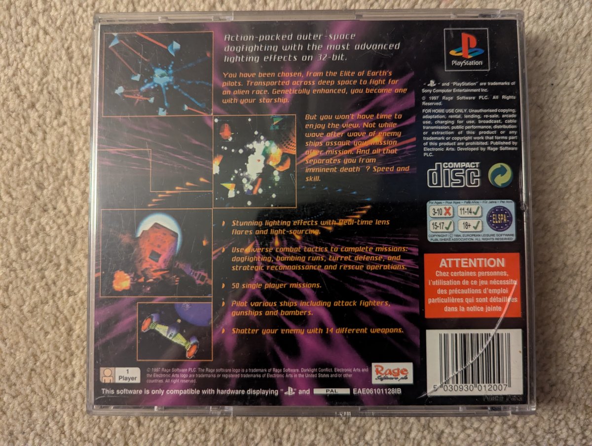Darklight Conflict - Back Cover