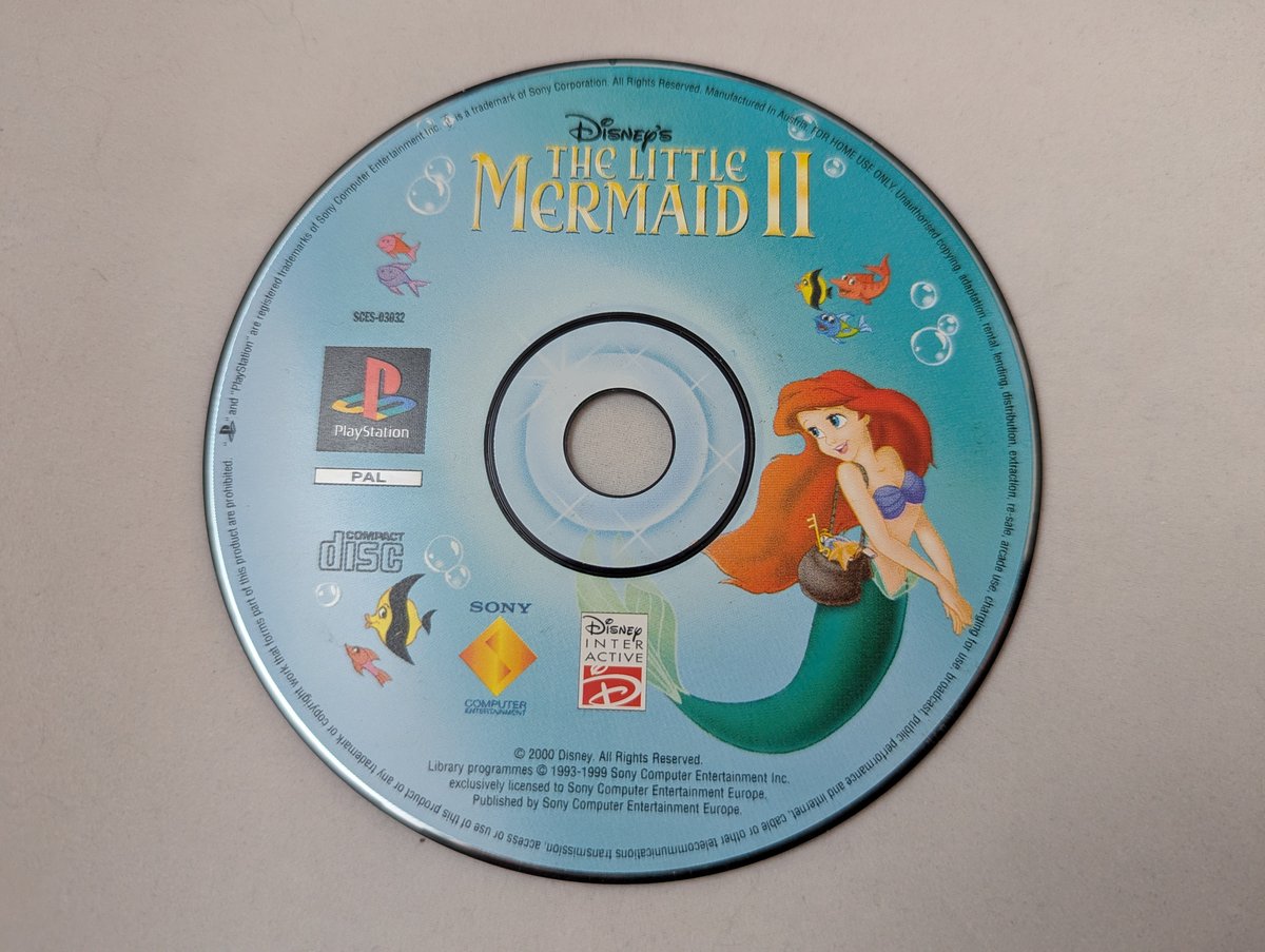 Disney's The Little Mermaid II - Disc 1 - PAL PlayStation 1