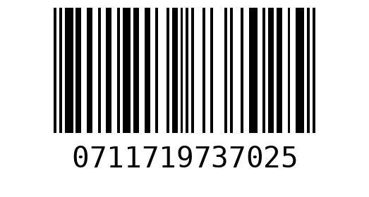 Final Fantasy VII Platinum Barcode - 0711719737025 - PlayStation 1 PAL region