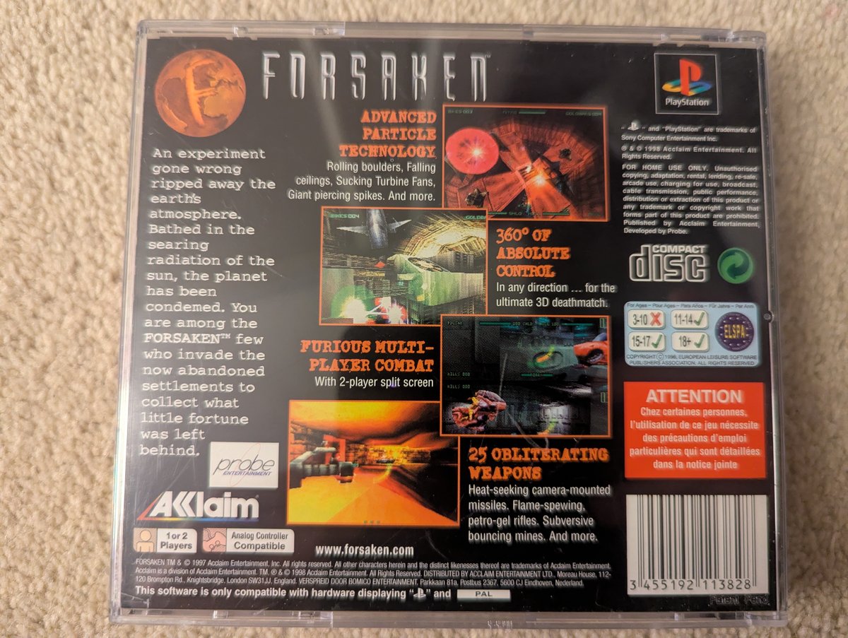 Forsaken - Back Cover