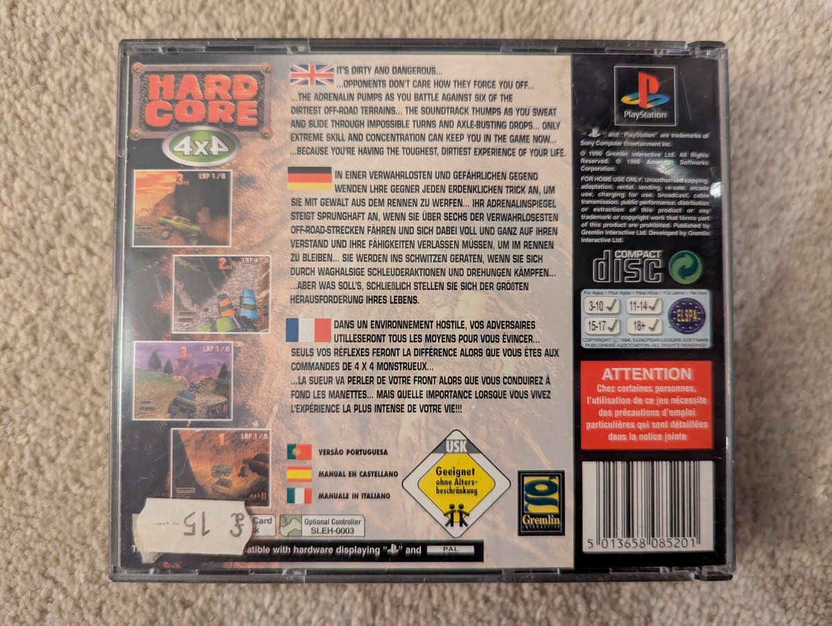 Hardcore 4x4 - Back Cover