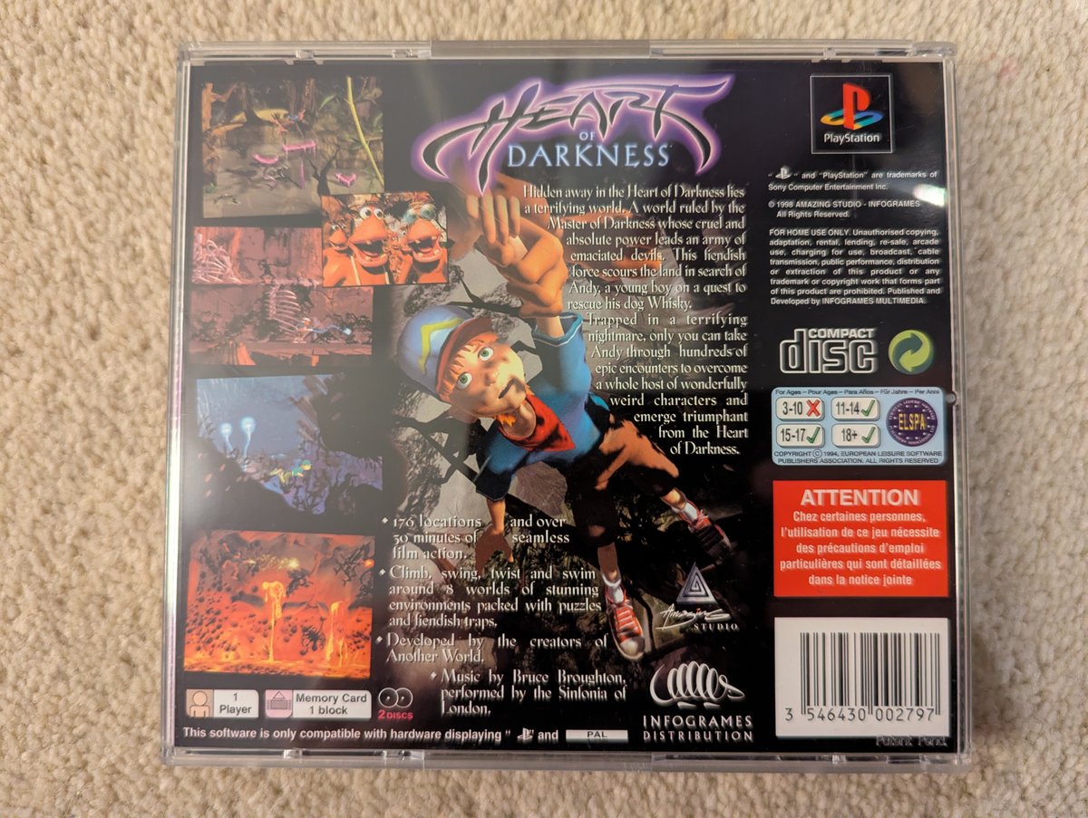Heart of Darkness - Back Cover