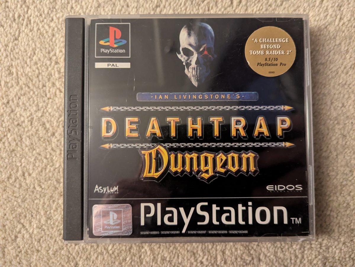 Ian Livingstone's Deathtrap Dungeon - Front Cover