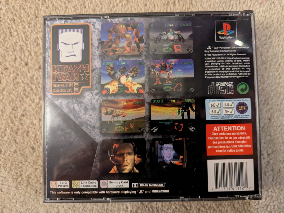 Krazy Ivan - Back Cover