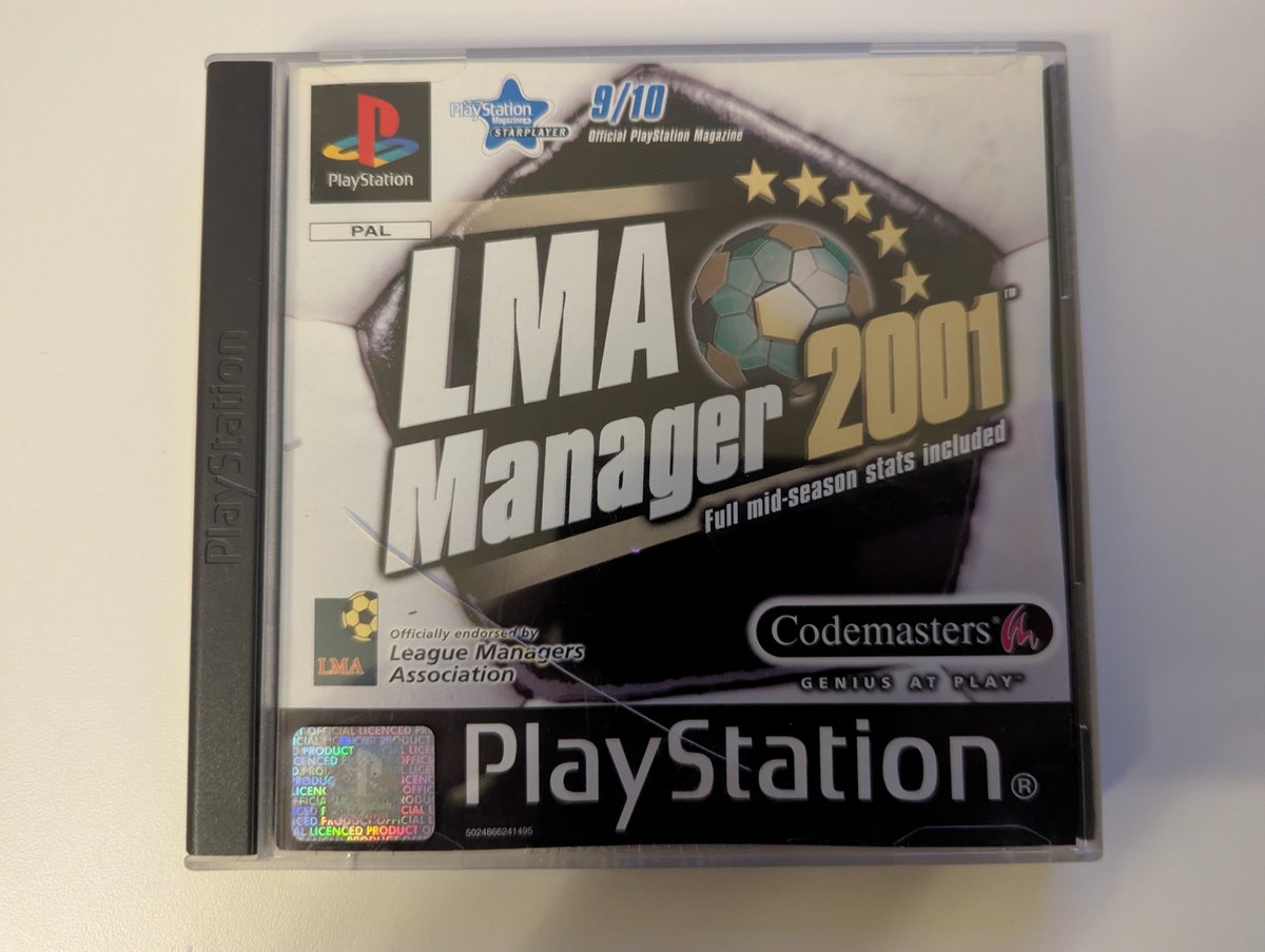 LMA Manager 2001 - Front Cover