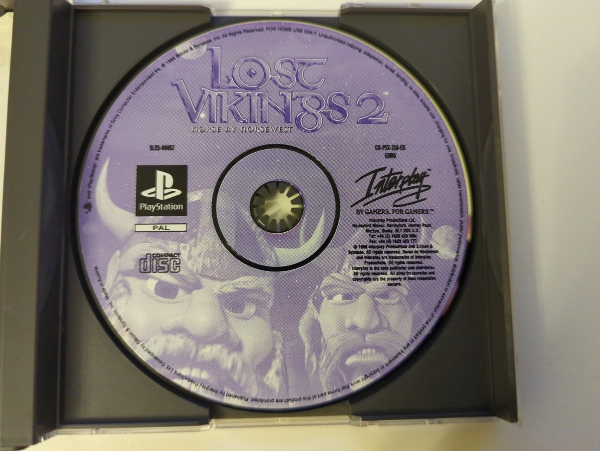 Lost Vikings 2: Norse by Norsewest - Disc 1 - PAL PlayStation 1