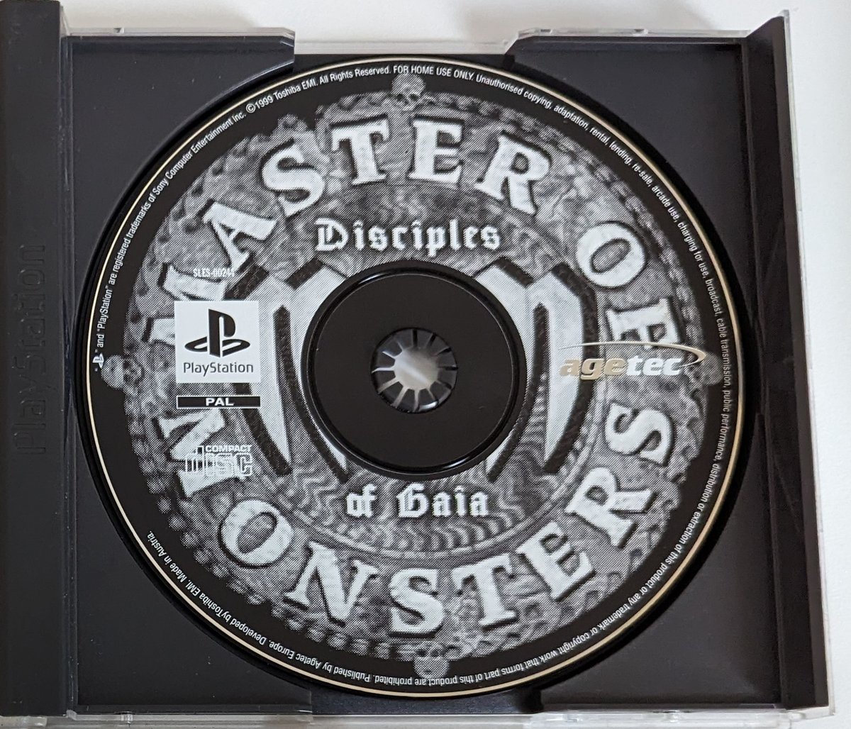 Master of Monsters: Disciples of Gaia - Disc 2 - PAL PlayStation 1