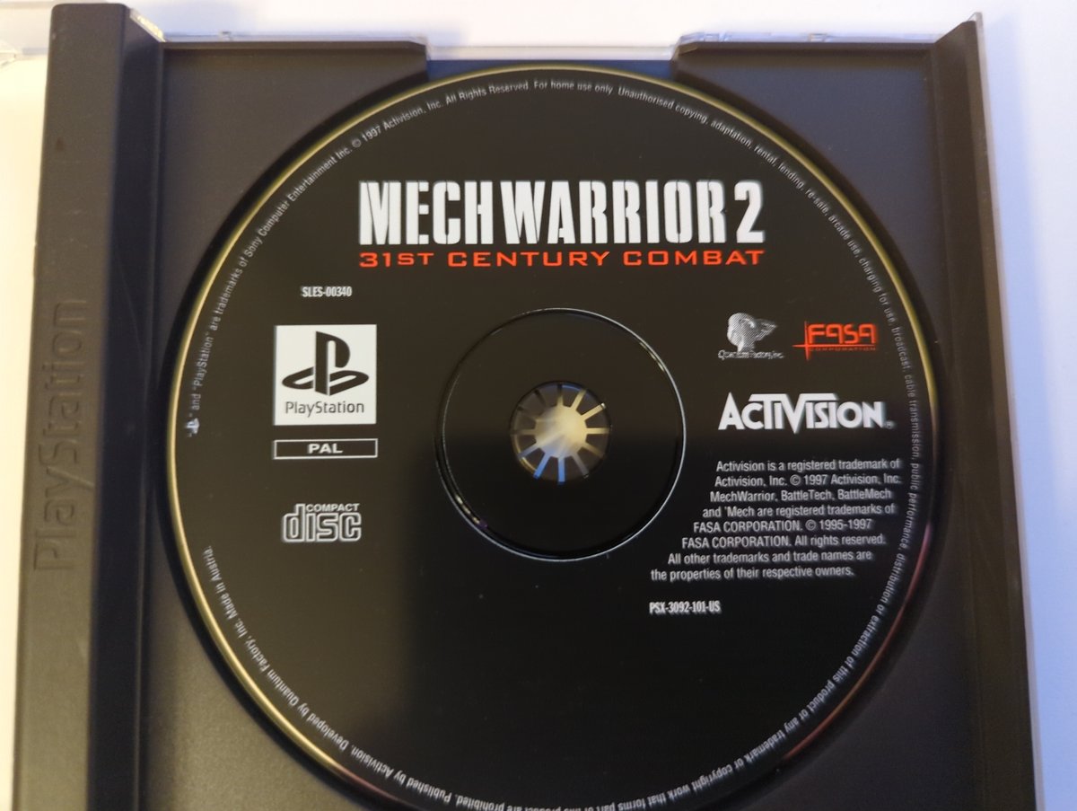 MechWarrior 2: 31st Century Combat: Arcade Combat Edition - Disc 1 - PAL PlayStation 1
