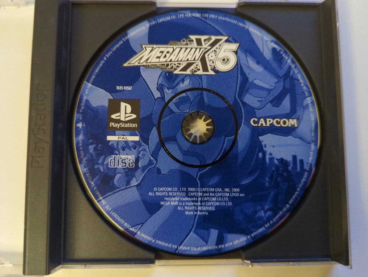 Mega Man X5 - Disc 1 - PAL PlayStation 1