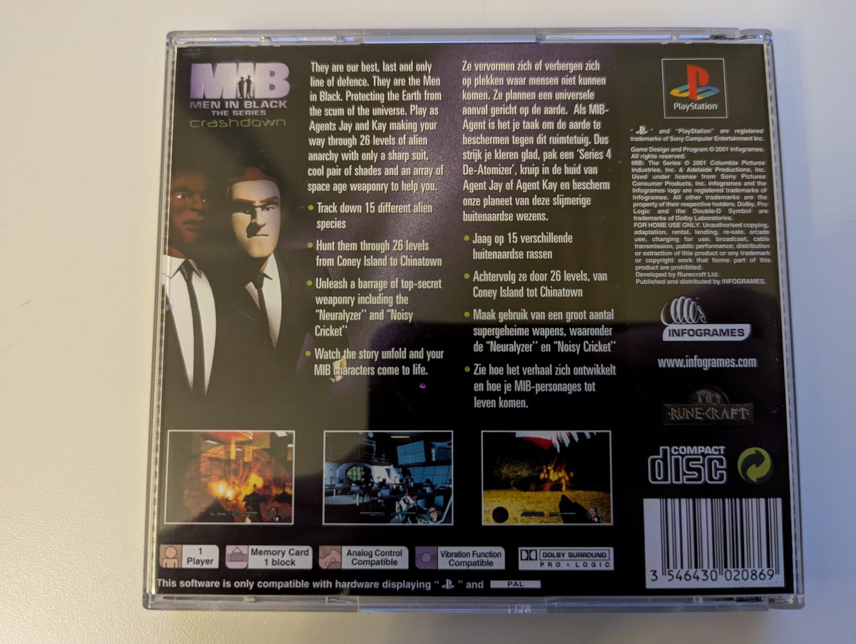 Men in Black: The Series: Crashdown - Back Cover