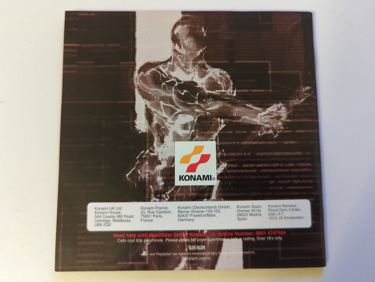 Manual back cover