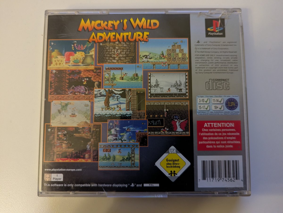 Mickey's Wild Adventure - Back Cover