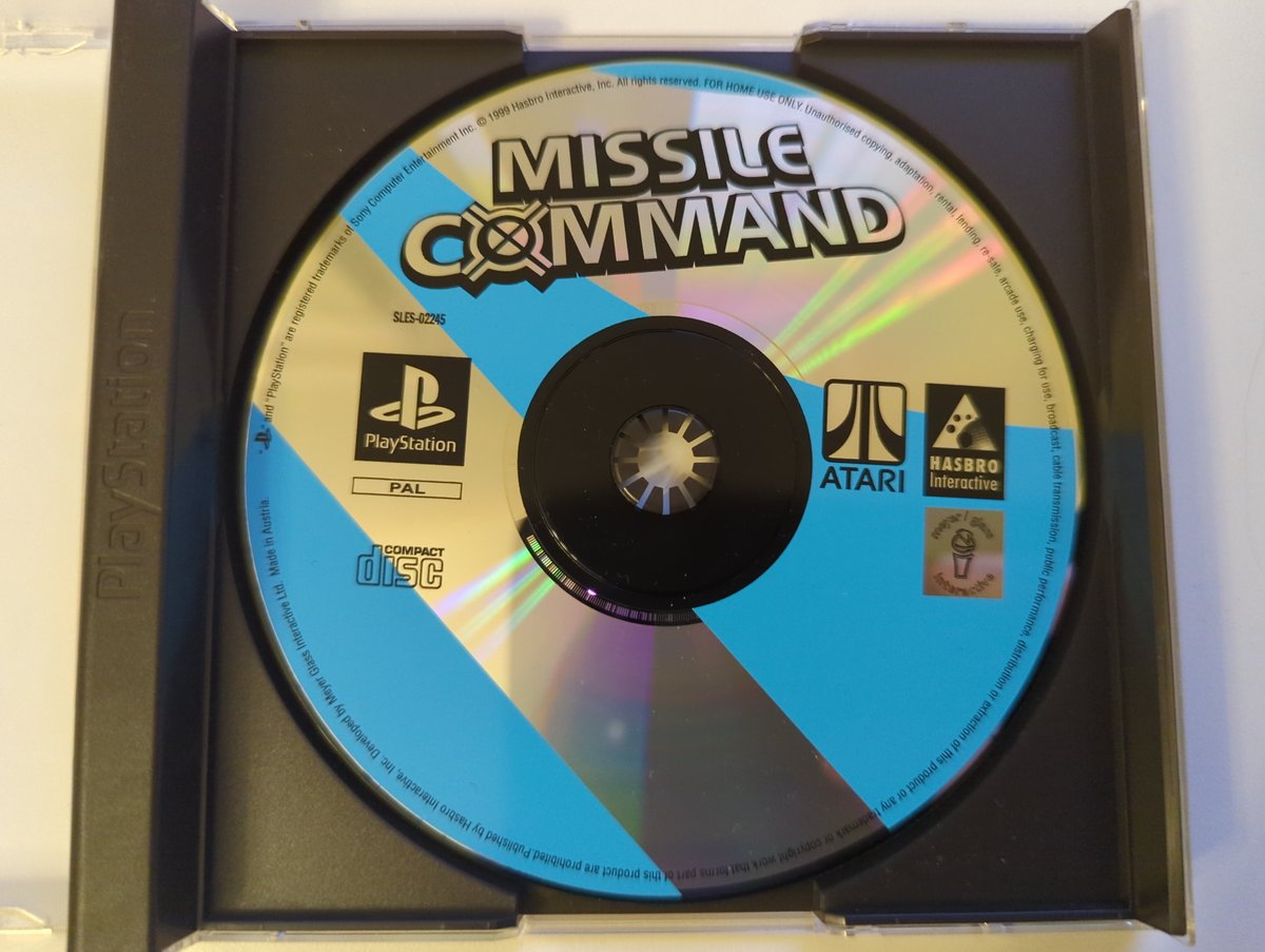 Missile Command - Disc 1 - PAL PlayStation 1