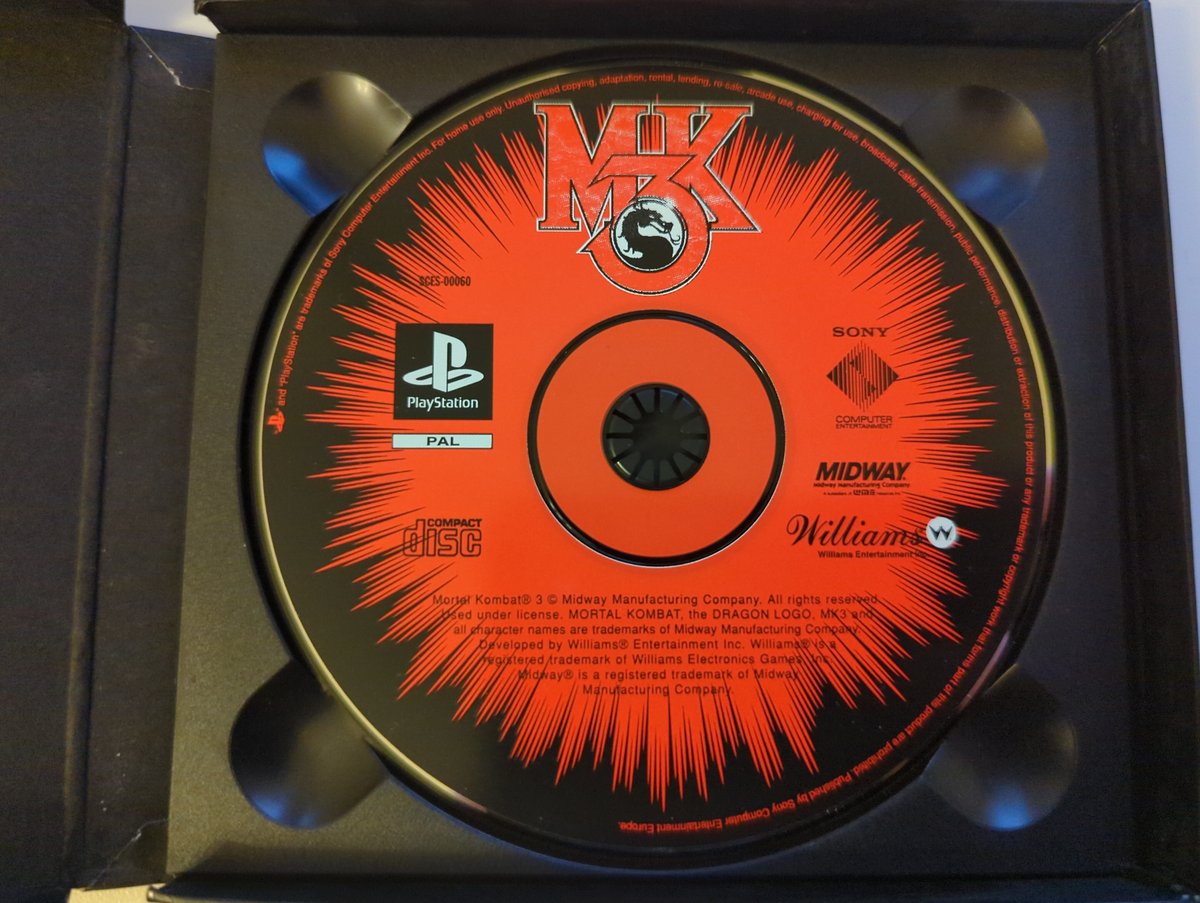 Mortal Kombat 3 - Disc 1 - PAL PlayStation 1