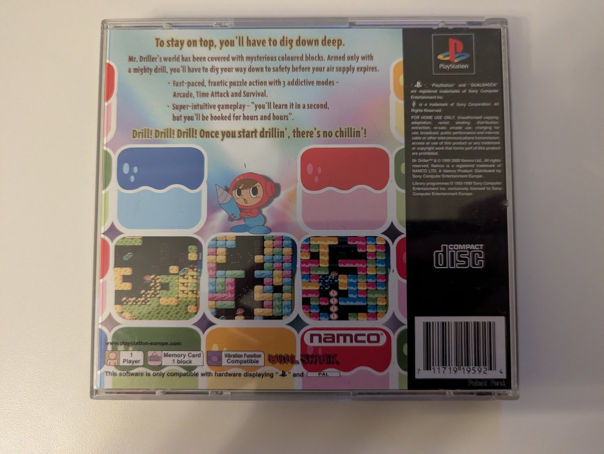 Mr. Driller - Back Cover