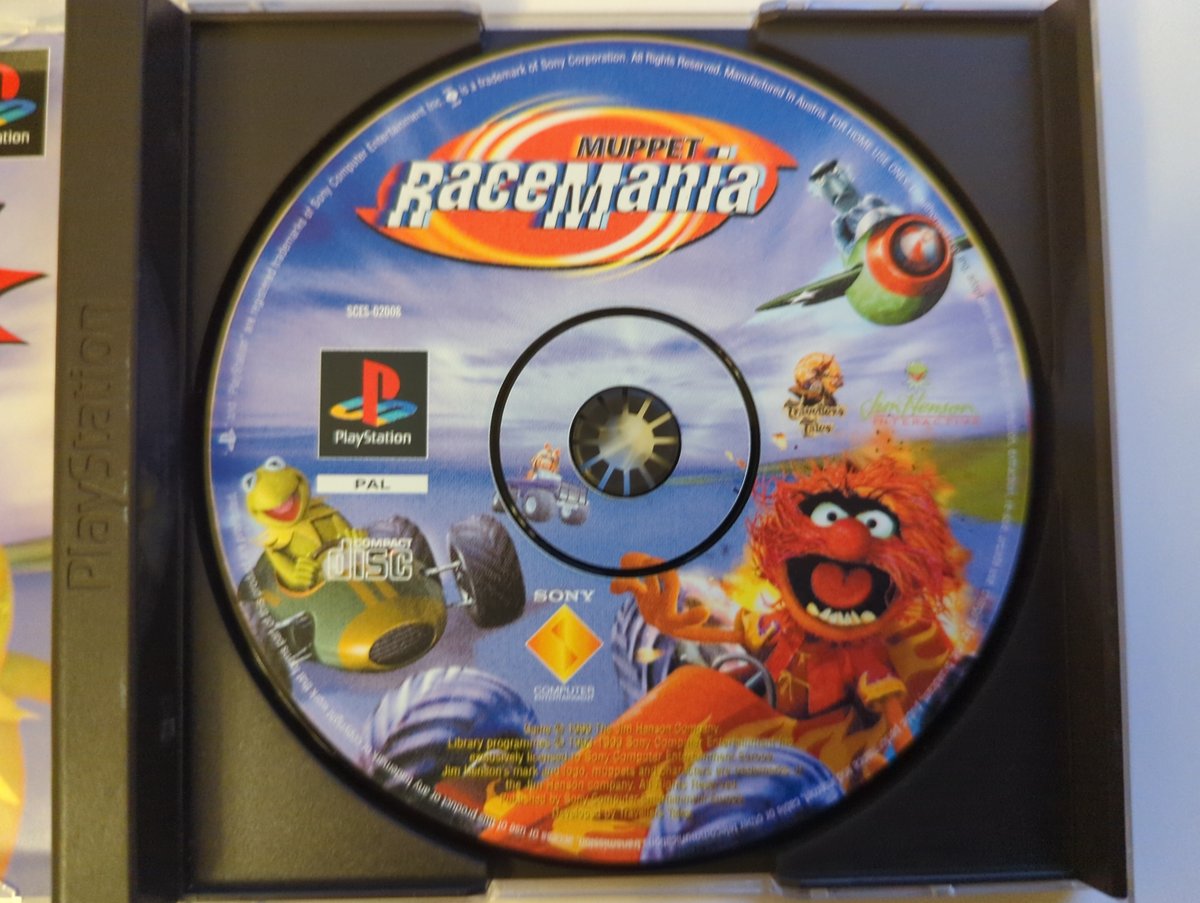 Muppet RaceMania - Disc 1 - PAL PlayStation 1