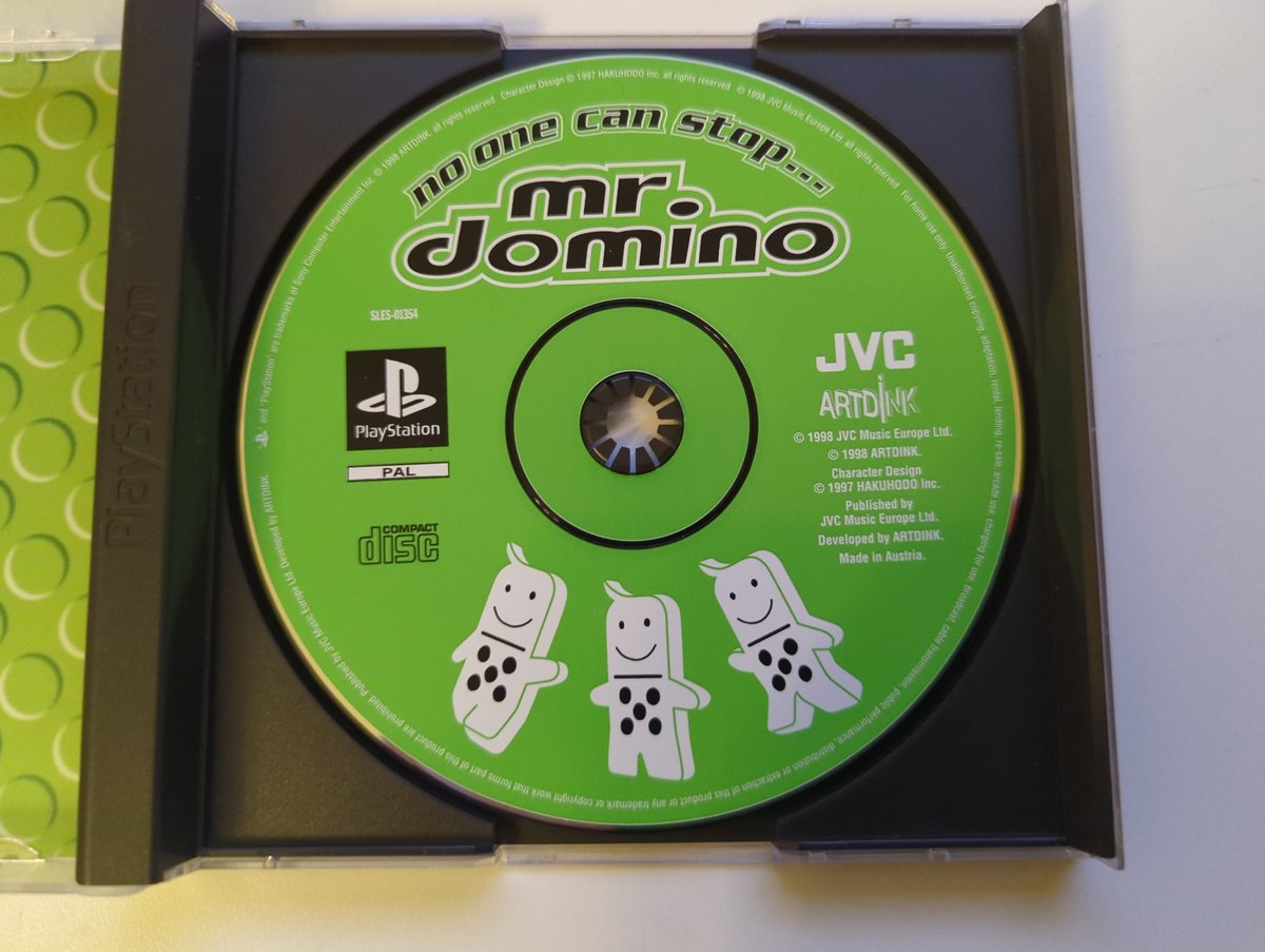 No One Can Stop Mr. Domino - Disc 1 - PAL PlayStation 1