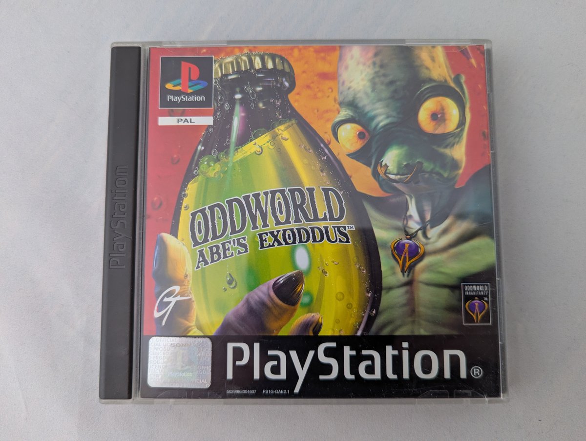 Oddworld: Abe's Exoddus - Front Cover
