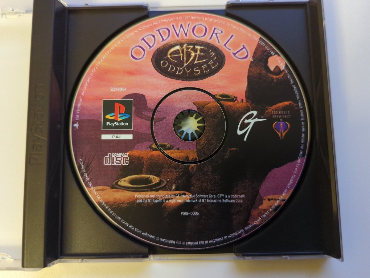 Oddworld: Abe's Oddysee - Disc 1 - PAL PlayStation 1