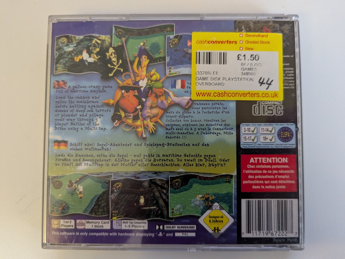 Overboard! - Back Cover