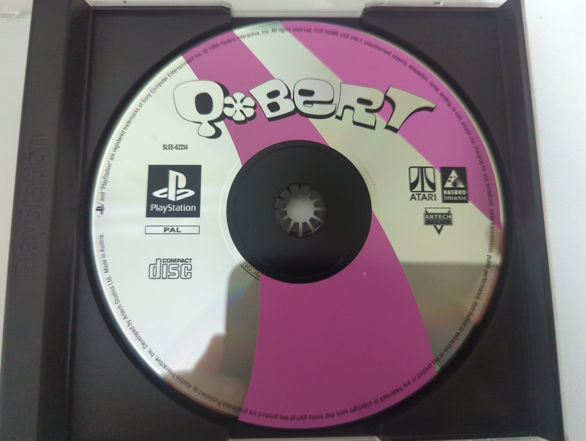 Q-bert - Disc 1 - PAL PlayStation 1