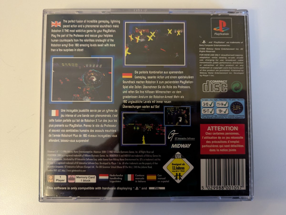 Robotron X - Back Cover
