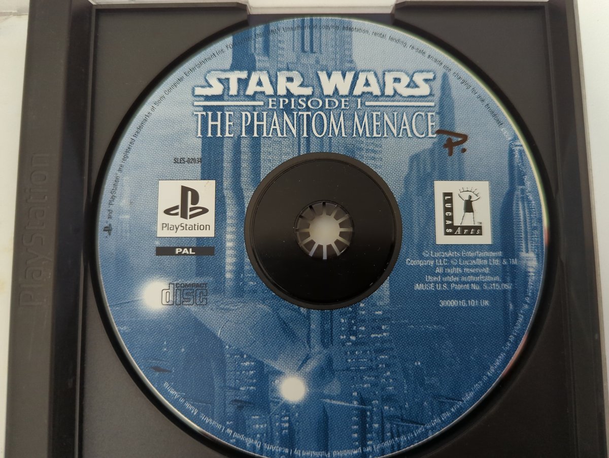 Star Wars: Episode I: The Phantom Menace - Disc 1 - PAL PlayStation 1