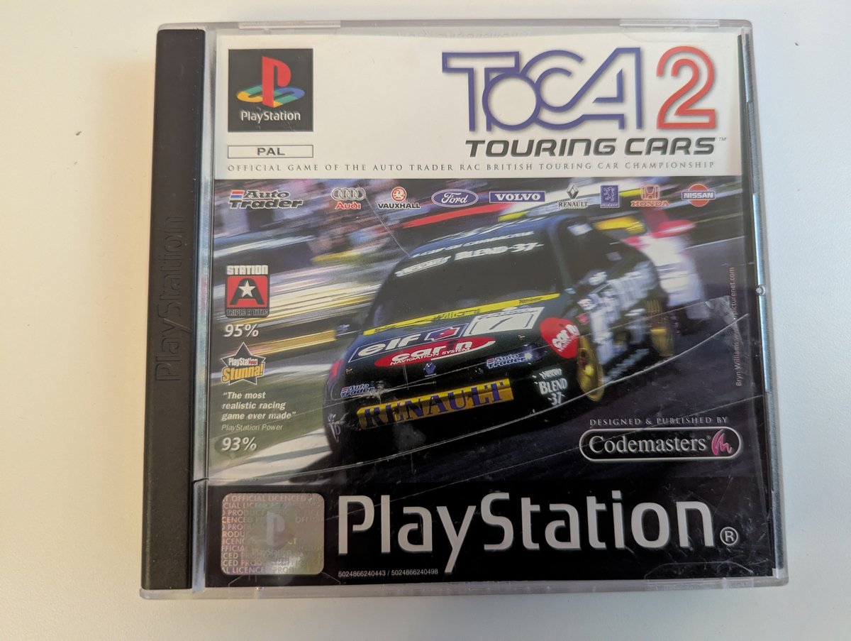 TOCA 2 Touring Cars - Front Cover