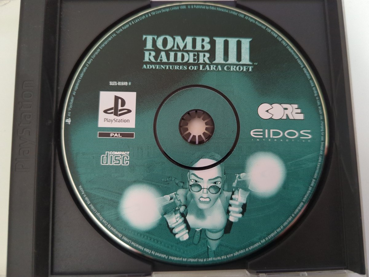 Tomb Raider III: Adventures of Lara Croft - Disc 2 - PAL PlayStation 1