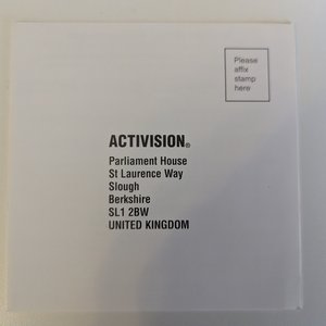 Activition Parliament House Registration Card