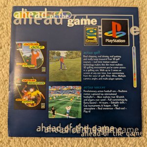 Gremlin Dark Blue Leaflet 'Ahead of the game'