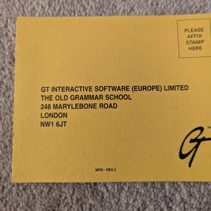 GT Yellow Registration Card