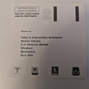 Take 2 Saxon House Registration Card