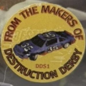 Round, Yellow, From the Makers of Destruction Derby DDS1