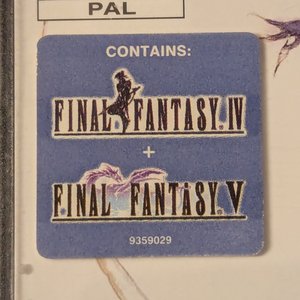 Rounded Square, Dark Blue, Final Fantasy IV V EN